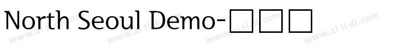 North Seoul Demo字体转换
